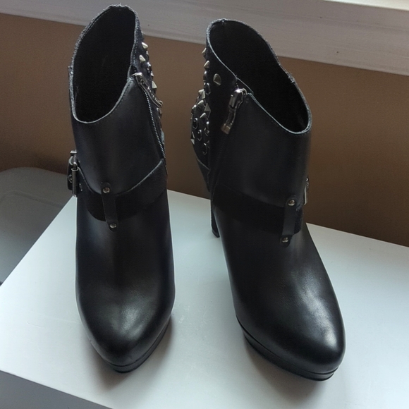 BCBGeneration BG-Sparta Women's Embellished Leather & Suede Boot - Picture 4 of 9